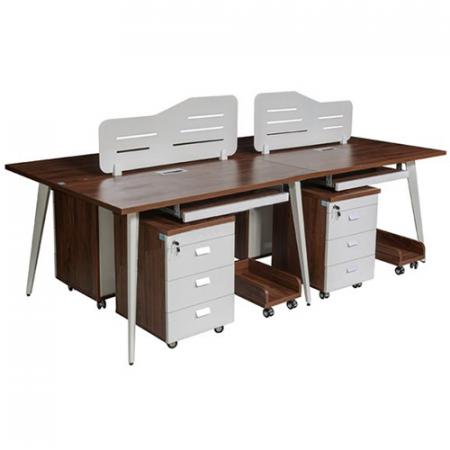 Module bàn làm việc 4 người LUXMD01C10