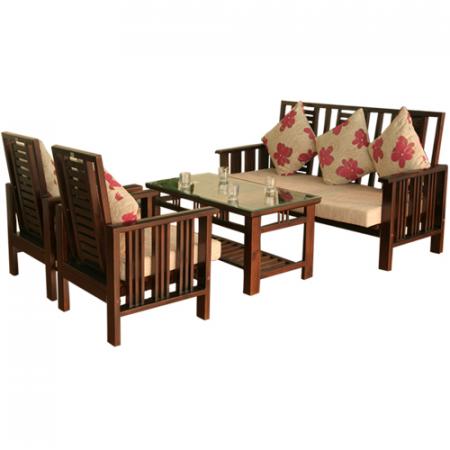 bộ Sofa gỗ Hòa Phát SF71