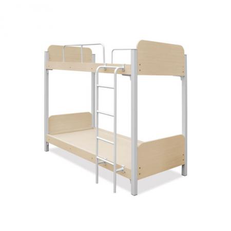 Giường tầng gỗ khung sắt JS-2T-G